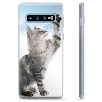 Custodia in TPU per Samsung Galaxy S10+ - Cat