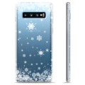 Custodia in TPU per Samsung Galaxy S10+ - Fiocchi di neve