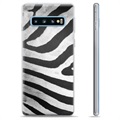 Custodia in TPU per Samsung Galaxy S10+ - Zebra