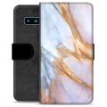 Custodia a Portafoglio Premium per Samsung Galaxy S10 - Elegante Marmo