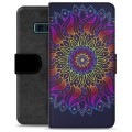 Custodia a Portafoglio Premium per Samsung Galaxy S10e - Mandala Colorato