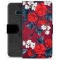 Custodia a Portafoglio Premium per Samsung Galaxy S10e - Fiori Vintage