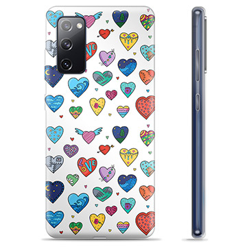 Custodia in TPU Samsung Galaxy S20 FE - Cuori