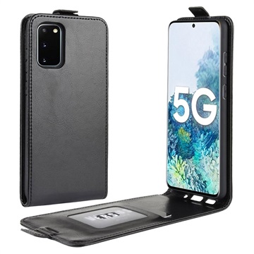 Custodia a Flip Verticale per Huawei P20 Lite - Nera