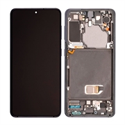 Cover frontale per Samsung Galaxy S21 5G e display LCD GH82-24544A - Grigio
