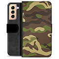 Custodia a Portafoglio Premium per Samsung Galaxy S21+ 5G - Camo