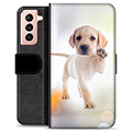 Custodia a Portafoglio Premium per Samsung Galaxy S21 5G - Cane