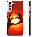 Samsung Galaxy S21 5G Cover Protettiva - Siluetta del Cuore