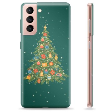 Custodia in TPU per Samsung Galaxy S21 5G - Albero di Natale