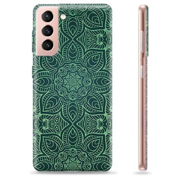 Samsung Galaxy S21 5G Custodia TPU - Mandala Verde