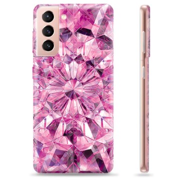 Samsung Galaxy S21 5G Custodia TPU - Cristallo rosa