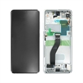 Cover frontale per Samsung Galaxy S21 Ultra 5G e display LCD GH82-26035B - Color Argento