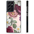 Cover Protettiva Samsung Galaxy S21 Ultra 5G - Fiori Romantici