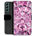 Samsung Galaxy S22+ 5G Custodia Portafoglio - Cristallo rosa