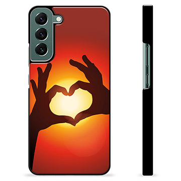 Samsung Galaxy S22+ 5G Cover Protettiva - Siluetta del Cuore