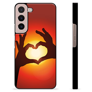 Samsung Galaxy S22 5G Cover Protettiva - Siluetta del Cuore