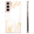 Samsung Galaxy S22 5G Custodia TPU - Marmo Perla Dorata