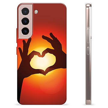 Samsung Galaxy S22 5G Custodia TPU - Siluetta del Cuore