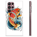 Samsung Galaxy S22 Ultra 5G Custodia TPU - Pesce Koi