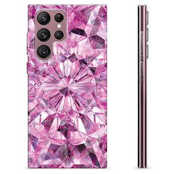 Samsung Galaxy S22 Ultra 5G Custodia TPU - Cristallo rosa