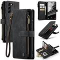 Samsung Galaxy S23 5G Caseme 2-in-1 Multifunctional Wallet Case - Black