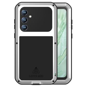 Custodia Ibrida Love Mei Powerful per Samsung Galaxy S23 FE - Color Argento