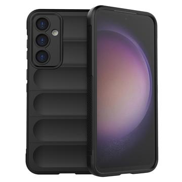 Cover in TPU Serie Rugged per Samsung Galaxy S23 FE - Nera