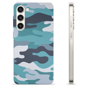 Samsung Galaxy S23+ 5G Custodia TPU - Blu Camo