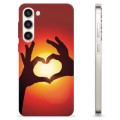 Samsung Galaxy S23+ 5G Custodia TPU - Siluetta del Cuore