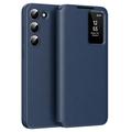 Custodia Samsung Galaxy S23 Smart Clear View con slot per schede - Zaffiro
