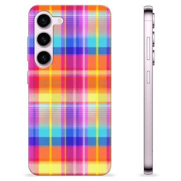 Samsung Galaxy S23 5G Custodia TPU - Camicia di Flanella