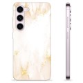 Samsung Galaxy S23 5G Custodia TPU - Marmo Perla Dorata