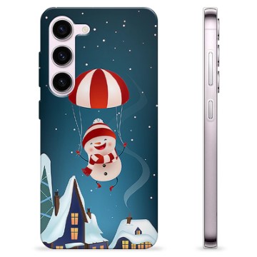 Samsung Galaxy S23 5G Custodia TPU - Pupazzo di Neve