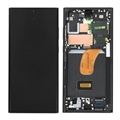 Cover frontale per Samsung Galaxy S23 Ultra 5G e display LCD GH82-30466A - Nero