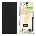 Cover frontale per Samsung Galaxy S23 Ultra 5G e display LCD GH82-30466B - Crema