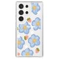 Custodia Samsung Galaxy S23 Ultra Fashion TPU - Fiori / Fragole