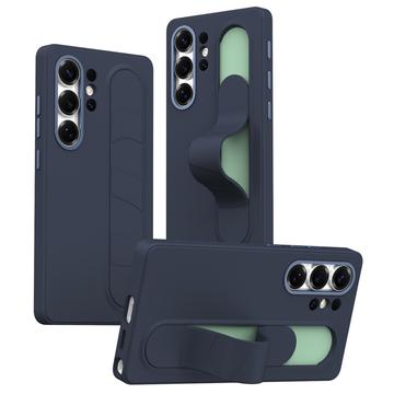 Custodia ibrida Smart Samsung Galaxy S23 Ultra con impugnatura in piedi - Zaffiro