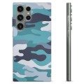 Samsung Galaxy S23 Ultra 5G Custodia TPU - Blu Camo