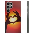 Samsung Galaxy S23 Ultra 5G Custodia TPU - Siluetta del Cuore