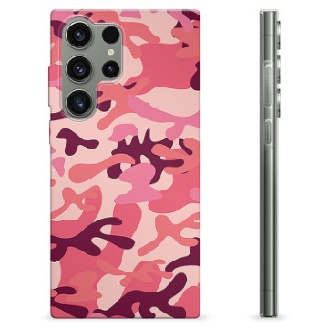 Samsung Galaxy S23 Ultra 5G Custodia TPU - Camuflage Rosa