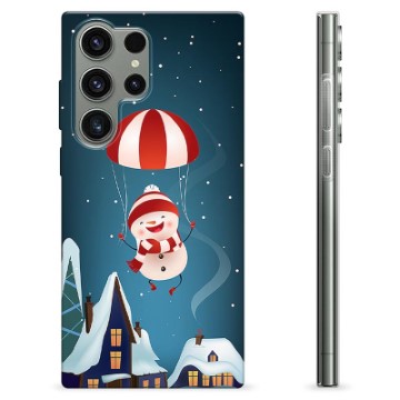 Samsung Galaxy S23 Ultra 5G Custodia TPU - Pupazzo di Neve