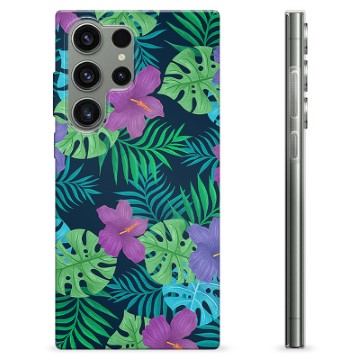 Samsung Galaxy S23 Ultra 5G Custodia TPU - Fiore Tropicale