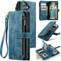 Custodia a Portafoglio Multifunzionale Caseme C30 per Samsung Galaxy S24 FE - Blu