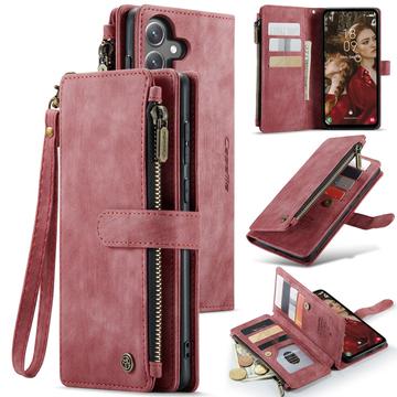 Custodia a Portafoglio Multifunzionale Caseme C30 per Samsung Galaxy S24 FE - Rossa