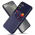 Custodia KSQ con Slot per Schede per Samsung Galaxy S24 FE - Blu