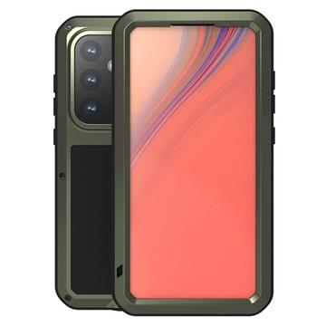 Custodia Ibrida Love Mei Powerful per Samsung Galaxy S24 FE - Verde
