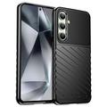 Cover in TPU Serie Thunder per Samsung Galaxy S24 FE - Nera