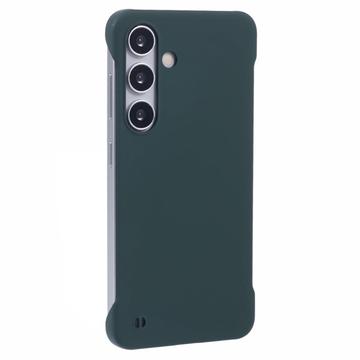Custodia in Plastica Senza Cornice per Samsung Galaxy S24 - Verde Scuro