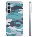 Samsung Galaxy S24+ Custodia TPU - Blu Camo