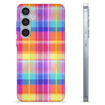 Samsung Galaxy S24+ Custodia TPU - Camicia di Flanella